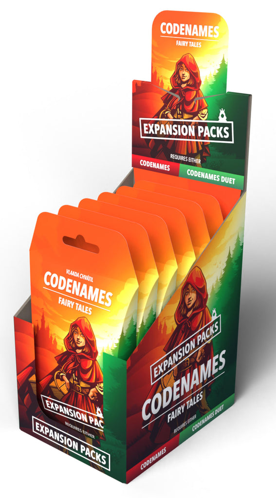 PREORDER Codenames Fairy Tales - Expansion Pack DISPLAY (includes 6x packs)