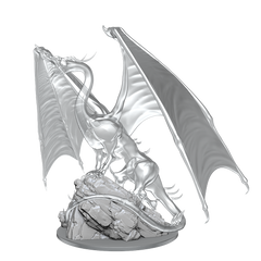 D&D Nolzurs Marvelous Unpainted Miniatures Young Emerald Dragon