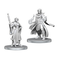 PREORDER Critical Role Unpainted Miniatures: Beauregard Lionett & Caleb Widogast