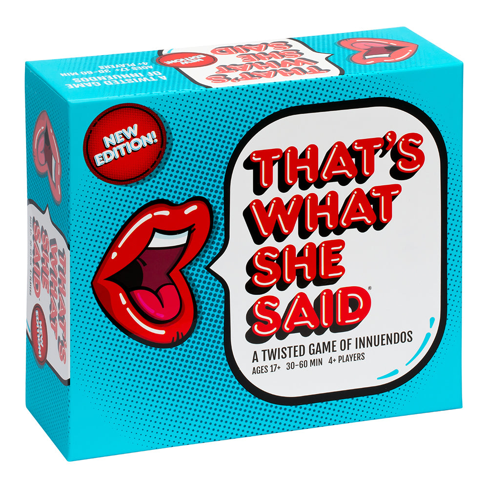 PREORDER Thats What She Said 2nd Edition