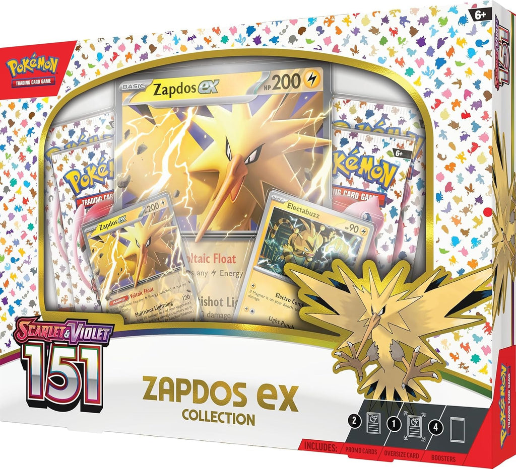 Pokemon TCG 151 Zapdos Collection Box