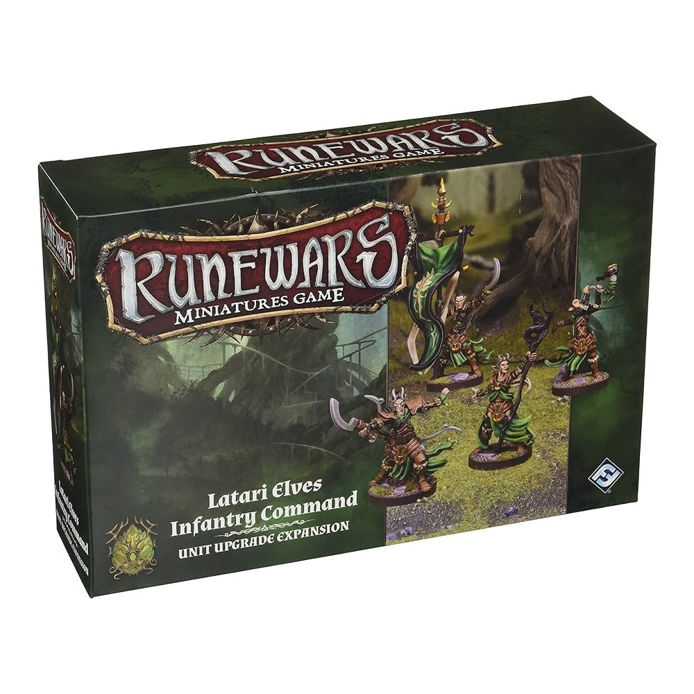 Runewars Miniatures Game: Latari Elves Infantry Command  Unit Upgrade Expansion
