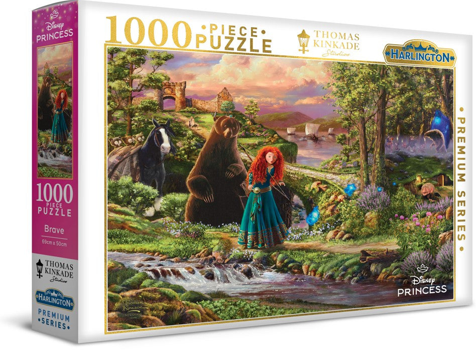 Harlington Thomas Kinkade Puzzle Disney Brave 1000 Pieces