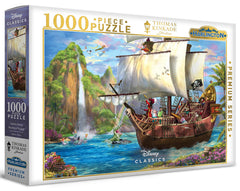 Harlington Thomas Kinkade PQ - Captain Hooks Neverland Voyage 1000 Piece Puzzle