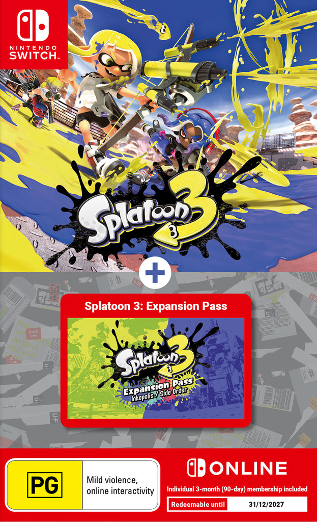 PREORDER SWI Splatoon 3 + Expansion Pass