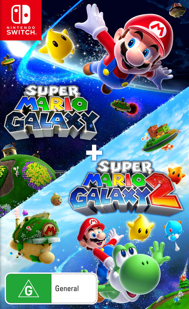 SWI Super Mario Galaxy + Super Mario Galaxy 2
