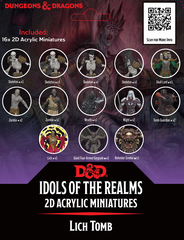 D&D Idols of the Realms Lich Tomb 2D Set