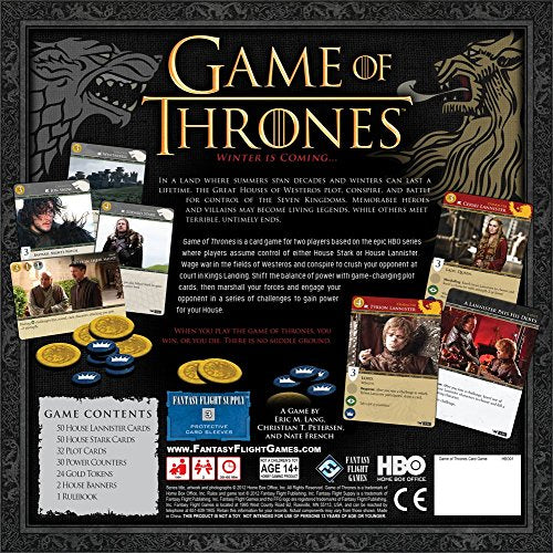 Game of Thrones Card Game: HBO Edition Board Game