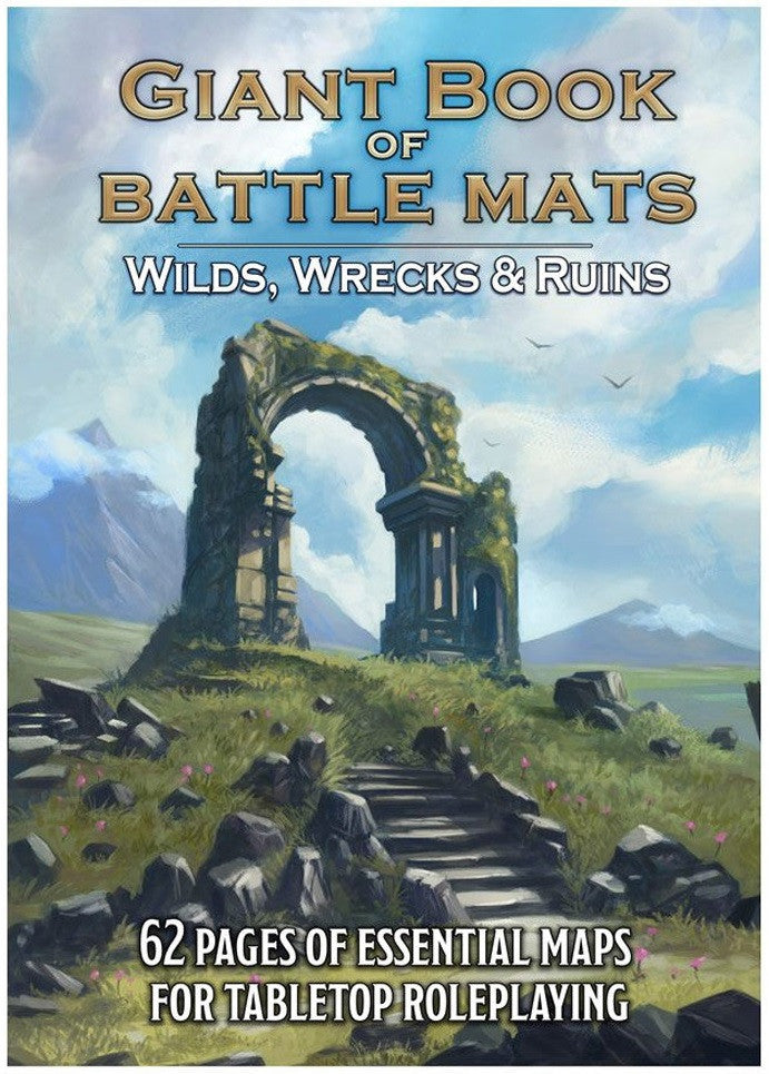 Giant Book of Battle Mats - Wilds Wrecks and Ruins