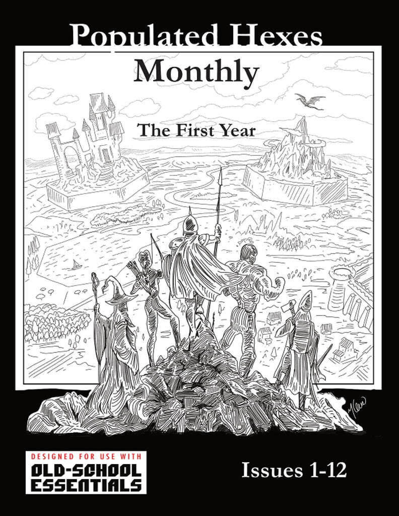 PREORDER Populated Hexes Monthly Year One