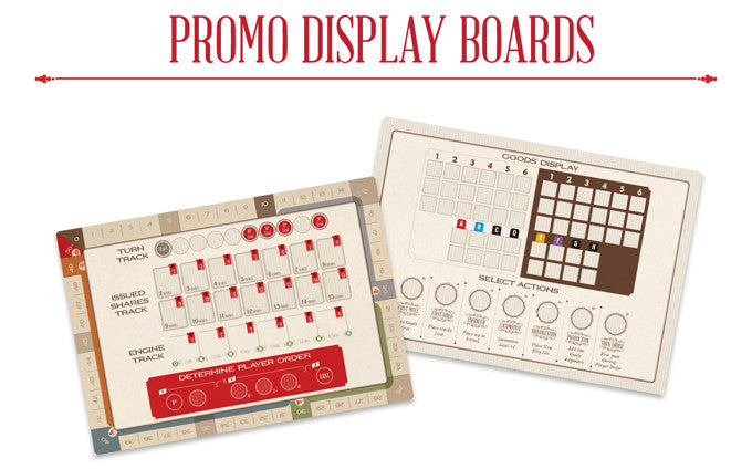 PREORDER Age of Steam Deluxe Promo Display Boards