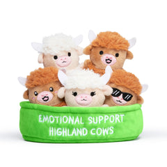 Emotional Support Highland Cow Plush by RELATABLE