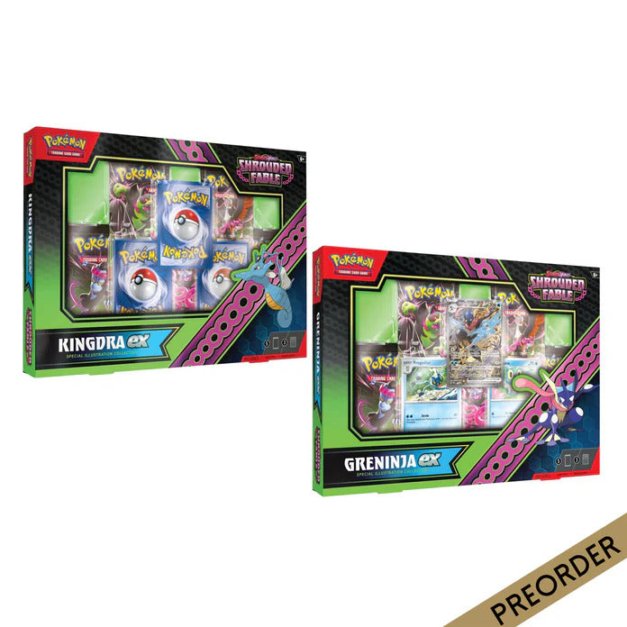 Pokemon TCG Scarlet & Violet 6.5 Shrouded Fable Kingdra/Greninja ex Special Collection (Pair)