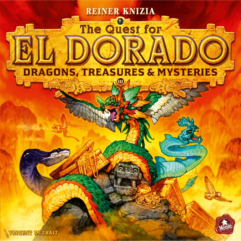 The Quest for El Dorado - Dragons Treasures & Mysteries Expansion Board Game