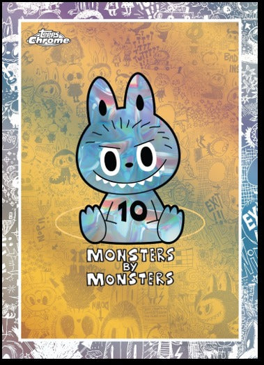 PREORDER Topps 2025 Labubu Chrome 10th Anniversary Collectables