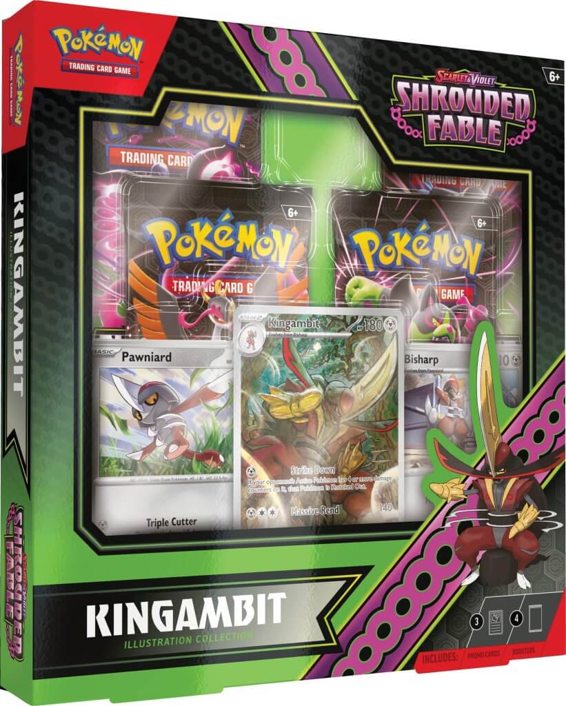 POKEMON TCG Scarlet & Violet 6.5 Shrouded Fable Kingambit Illustration Collection