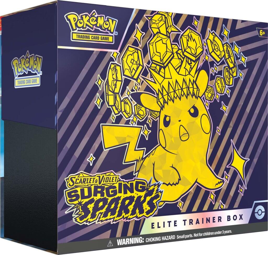 PREORDER POKEMON TCG Scarlet & Violet 8 Surging Sparks Elite Trainer Box