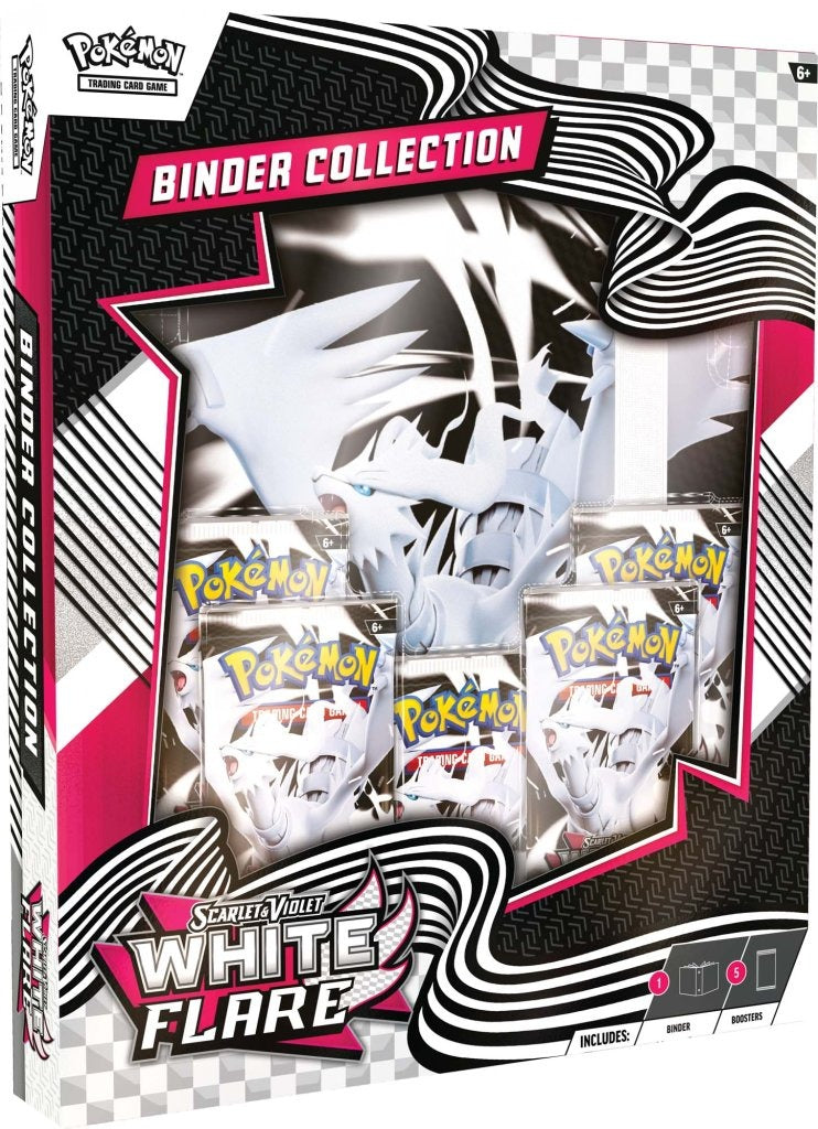 Pokemon TCG Scarlet & Violet 10.5 White Flare Binder Box