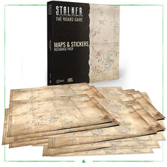 PREORDER STALKER The Board Game - Maps & Stickers Recharge Pack 2