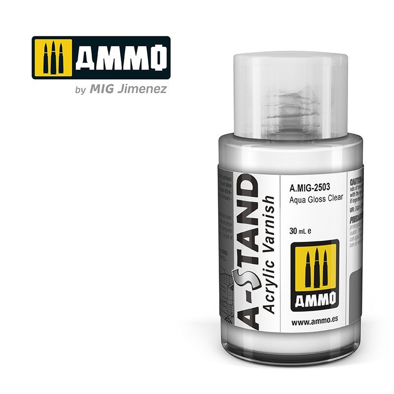 PREORDER Ammo by MIG - A-Stand - Aqua Gloss Clear   30ml