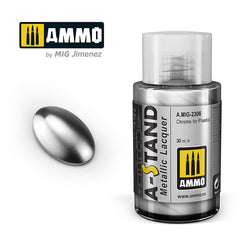 PREORDER Ammo by MIG - A-Stand - Chrome For Plastic  30ml