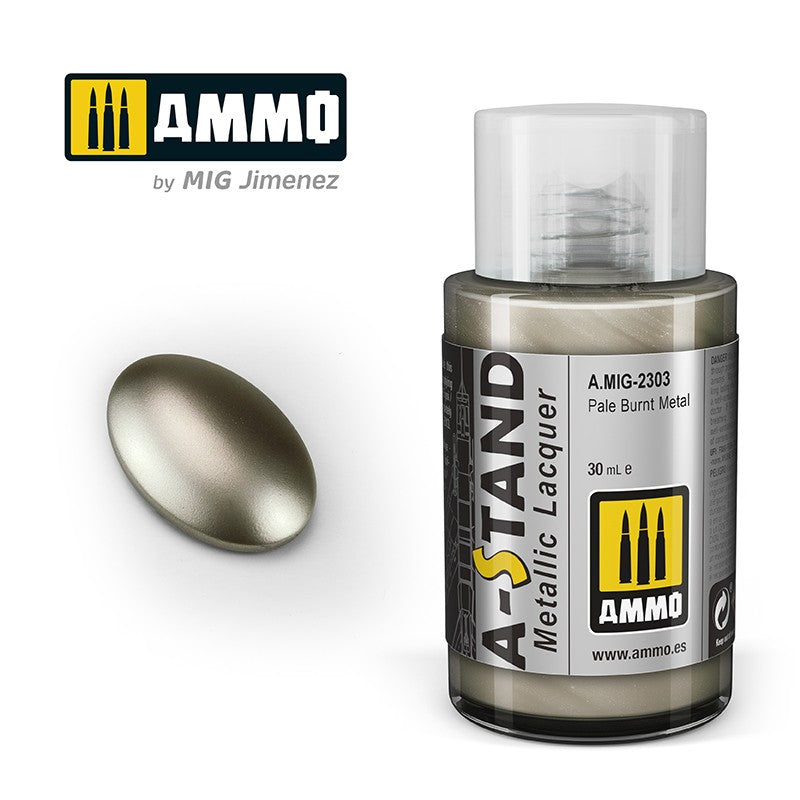 PREORDER Ammo by MIG - A-Stand - Pale Burnt Metal  30ml