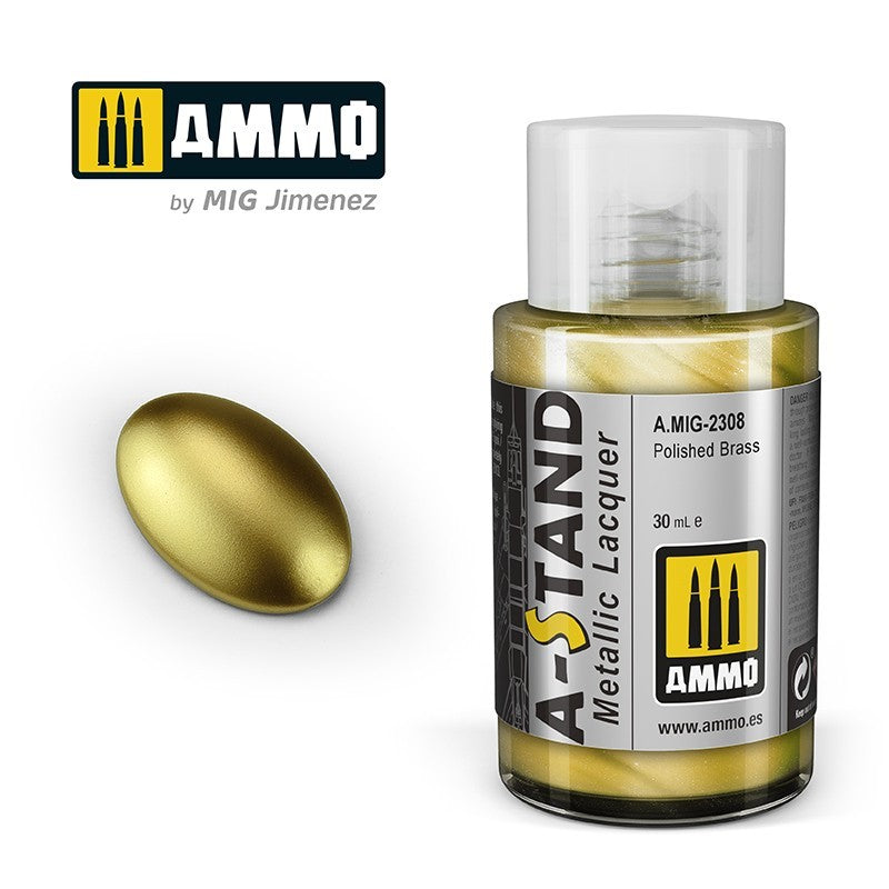 PREORDER Ammo by MIG - A-Stand - Polished Brass 30ml