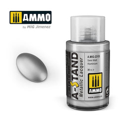 PREORDER Ammo by MIG - A-Stand - Semi Matt Aluminium  30ml