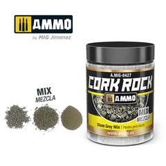 PREORDER Ammo by MIG -  Dioramas - Terraform Cork Rock - Stone Grey Mox 100ml