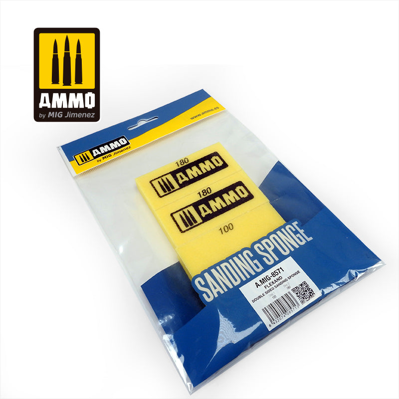 Ammo by MIG -  Accessories - Flexand Double Sided Sanding Sponge 4 pcs.