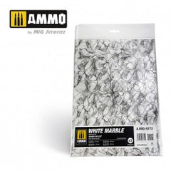 PREORDER Ammo by MIG -  Dioramas - Marble - White Marble - Round Die Cut Marble Bases 2pc