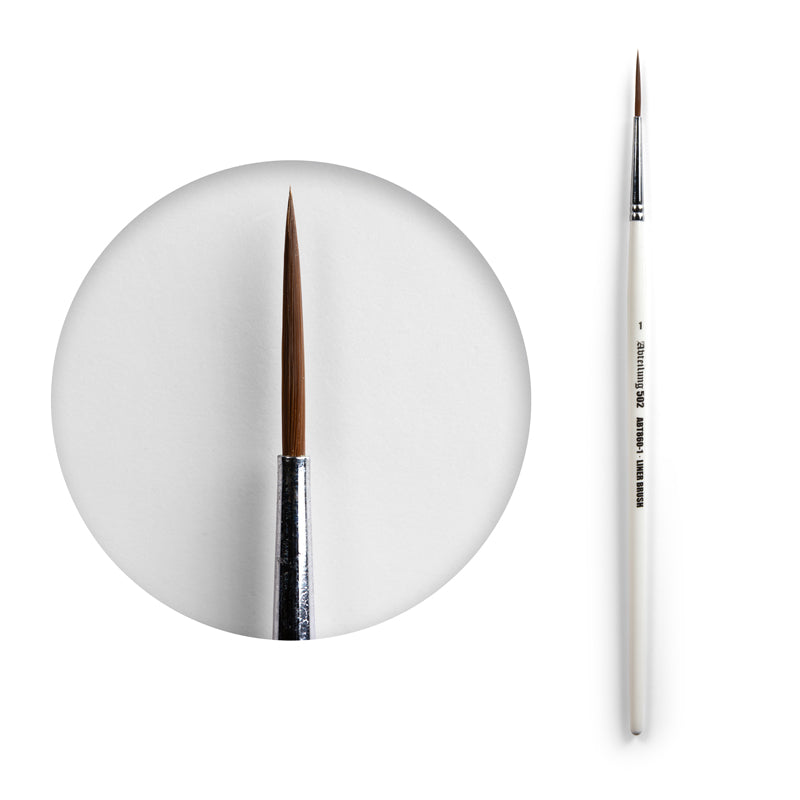 PREORDER AK Interactive - Brushes  - Abt Liner Brush 1 (18mm Long Hair)