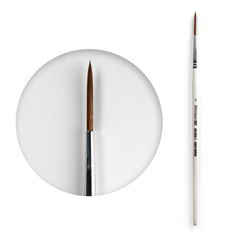 PREORDER AK Interactive - Brushes  - Abt Liner Brush 2 (22mm Long Hair)