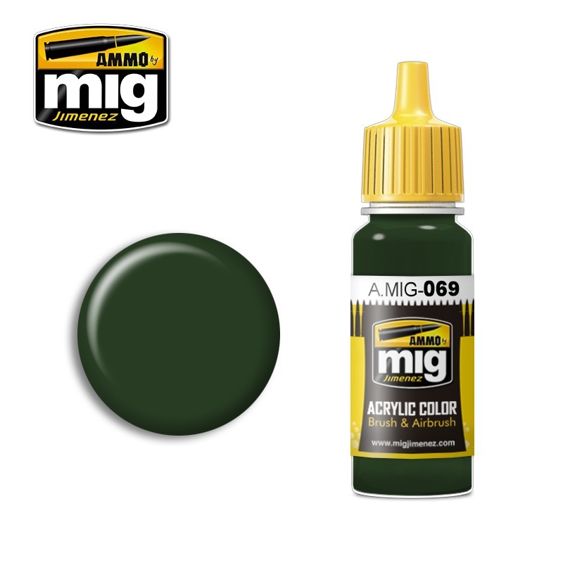 PREORDER Ammo by MIG - Acrylic Color - Blue Green 17ml