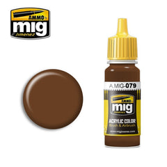 PREORDER Ammo by MIG - Acrylic Color - Clay Brown 17ml
