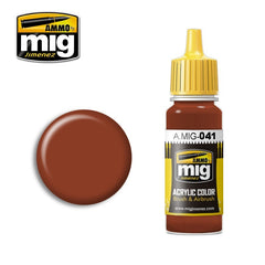 PREORDER Ammo by MIG - Acrylic Color - Dark Rust 17ml