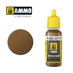 PREORDER Ammo by MIG - Acrylic Color - Marrone Mimetico 1 (Fs-30118) 17ml