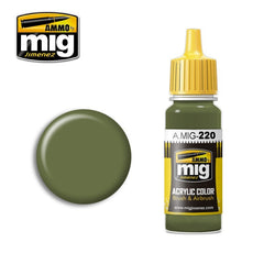 PREORDER Ammo by MIG - Acrylic Color - Fs-34151 Zinc Chromate Green (Interior Green) 17ml