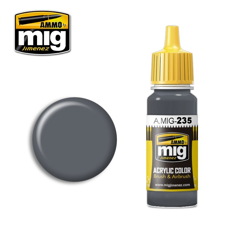 PREORDER Ammo by MIG - Acrylic Color - Fs-36152 Dark Grey Amt-12 17ml