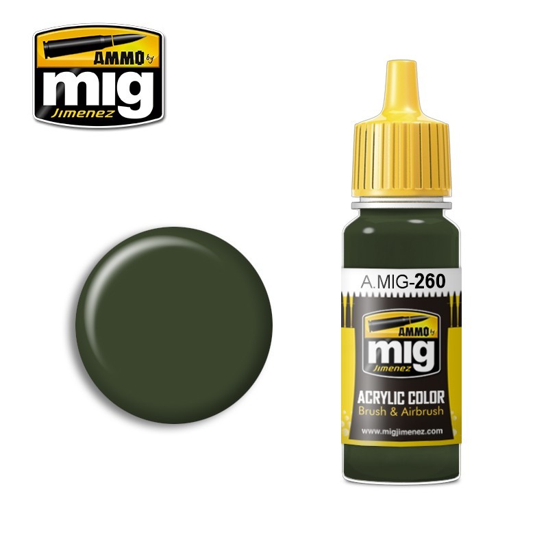PREORDER Ammo by MIG - Acrylic Color - Ija Kawasaki Green 17ml