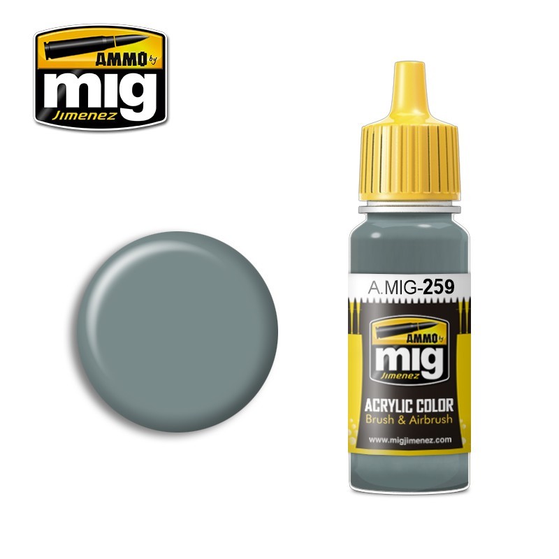 PREORDER Ammo by MIG - Acrylic Color - Ija Light Grey Green 17ml