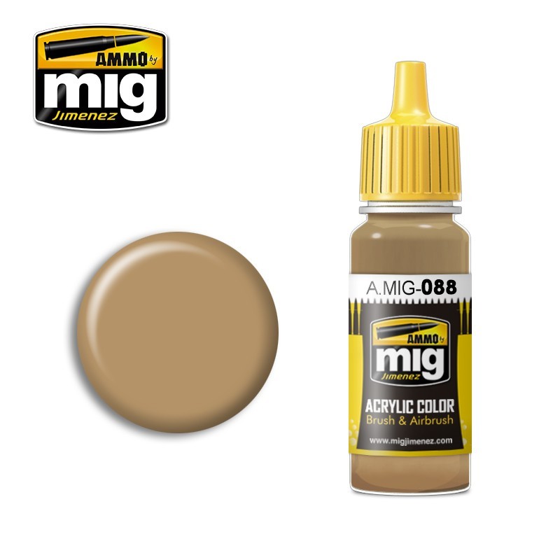 PREORDER Ammo by MIG - Acrylic Color - Khaki Brown 17ml