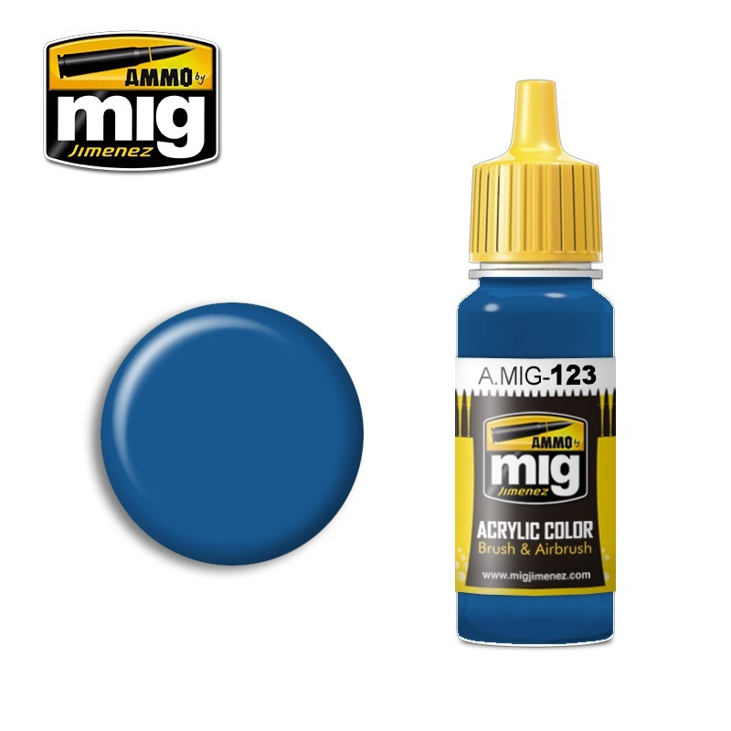PREORDER Ammo by MIG - Acrylic Color - Marine Blue 17ml