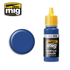 PREORDER Ammo by MIG - Acrylic Color - Medium Blue 17ml