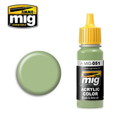 PREORDER Ammo by MIG - Acrylic Color - Medium Light Green 17ml