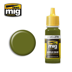 PREORDER Ammo by MIG - Acrylic Color - Mitsubishi Interior Green 17ml
