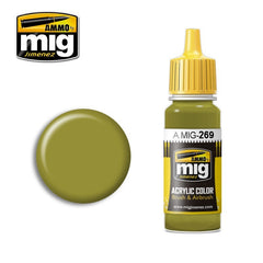 PREORDER Ammo by MIG - Acrylic Color - Nakajima Interior Green 17ml