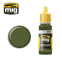 PREORDER Ammo by MIG - Acrylic Color - Ral 6011 B Resedagr������n