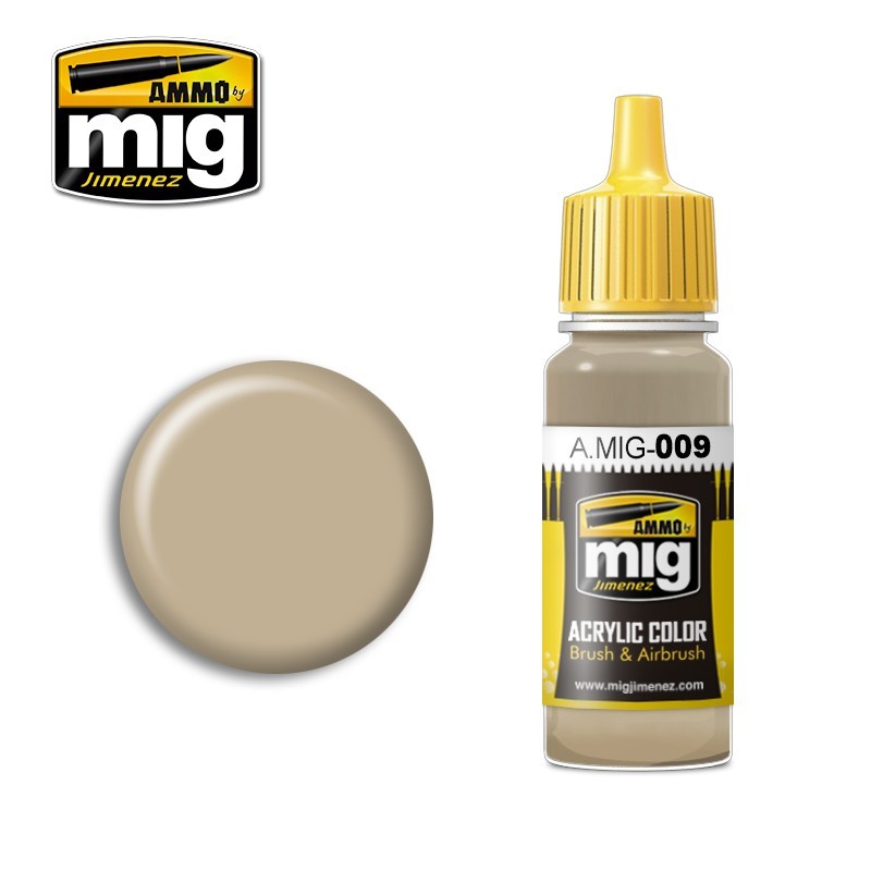 PREORDER Ammo by MIG - Acrylic Color - Ral 7027 Sandgrau 17ml