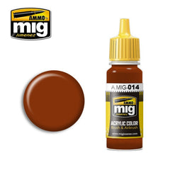 PREORDER Ammo by MIG - Acrylic Color - Ral 8012 Rotbraun 17ml